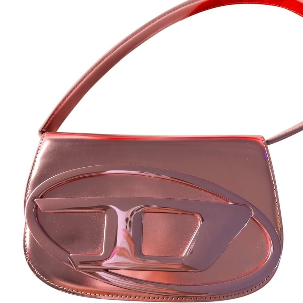 Diesel metallic shoulder bag